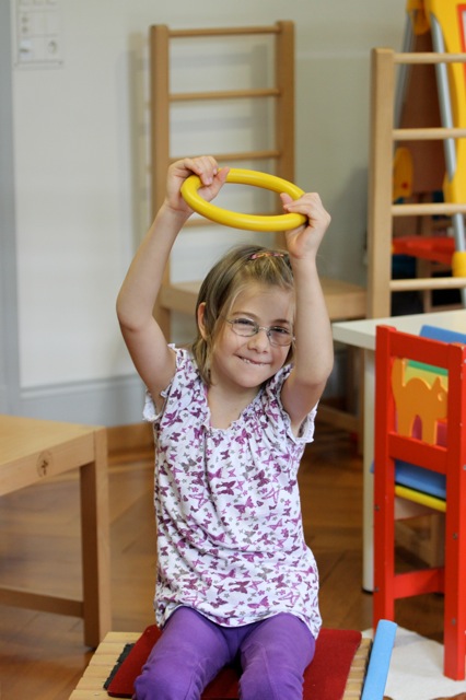 Kinder mit Bewegungsbehinderung werden intensiv gefördert